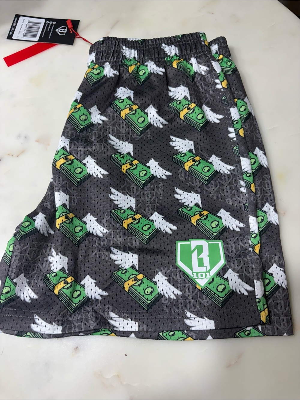 Baseball Lifestyle 101 Brick by Brick Shorts Youth XL